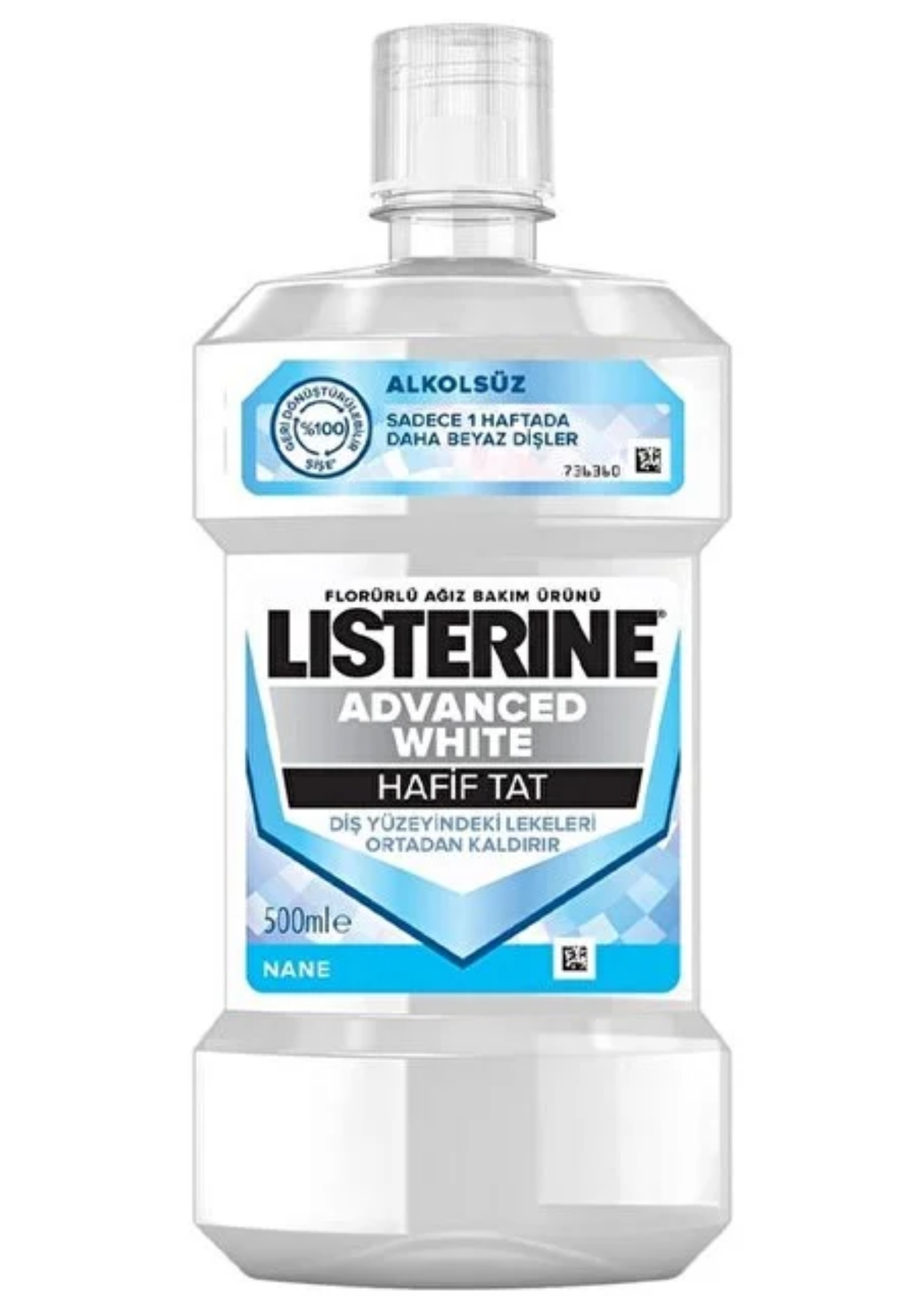 LISTERINE ADVANCED WHITE 500ML+250ML