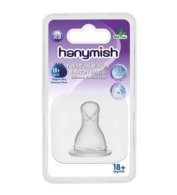 HANYMİSH SİLİKON BİBERON EMZİĞİ NO:3