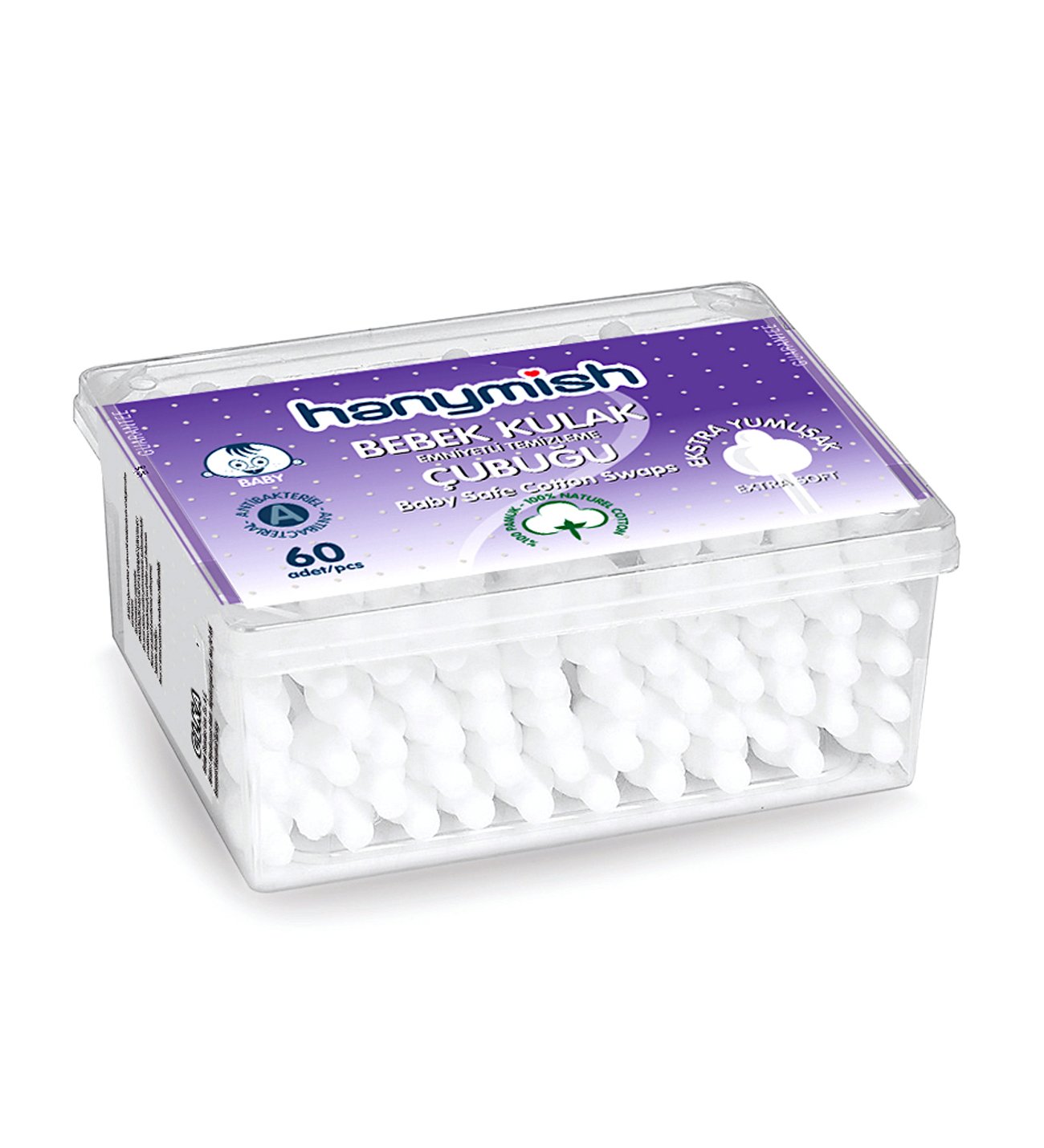 Hanymish Emniyetli Kulak Çubuğu 60'lı