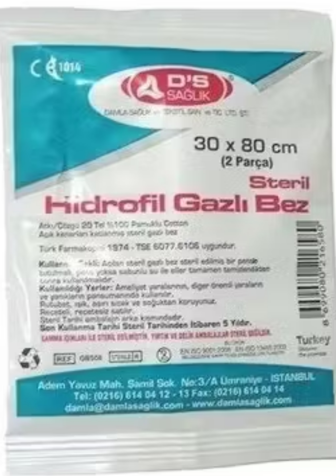 DERMATEKS TIBBİ BEZ FLASTER 10CM X 5M