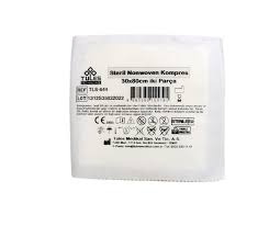 Steril Non Wowen Tules 30x80 İki Parça 100lü