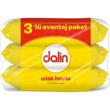 DALİN ISLAK MENDİL 3'LÜ AVANTAJ PAKET