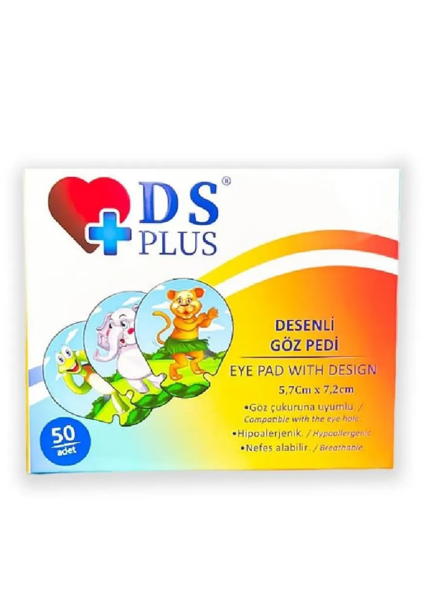 DS PLUS ÇOCUK GOZ PEDİ UNİSEX 50'Lİ