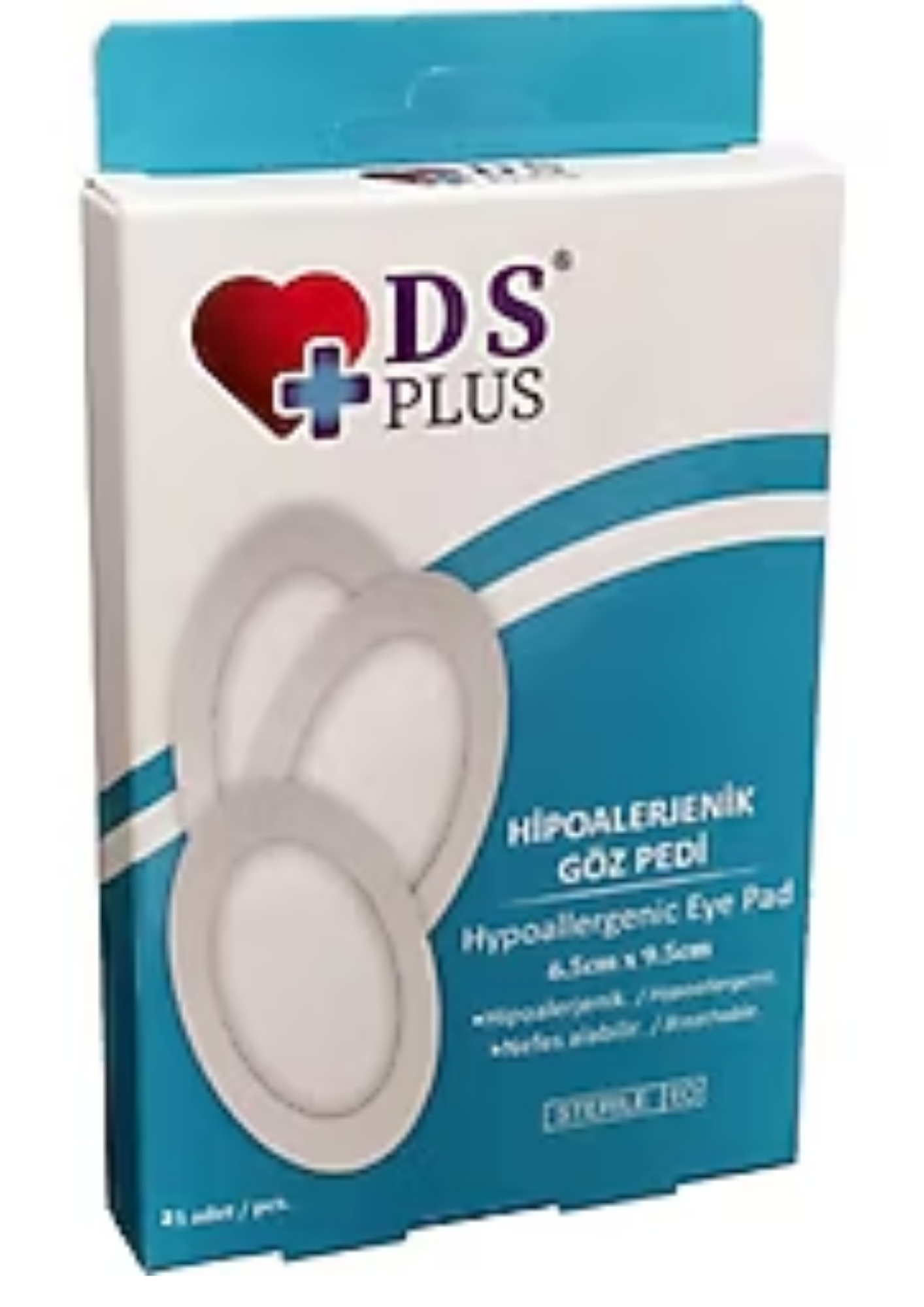 DS PLUS YETİŞKİN GÖZ PEDİ 25Lİ