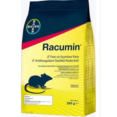RACUMİN BUGDAY FARE YEMİ 250 MG